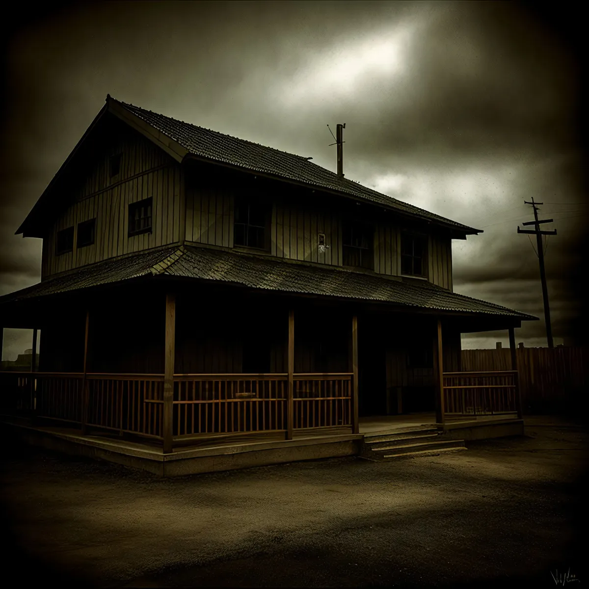 Picture of Vintage boathouse and shed featuring rustic architecture