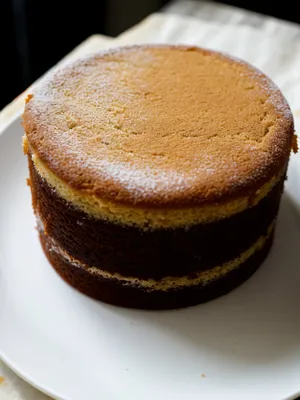 Delicious Coffee and Chocolate Pastry Slice