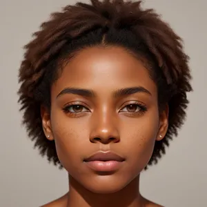 Seductive Afro Beauty with Flawless Complexion