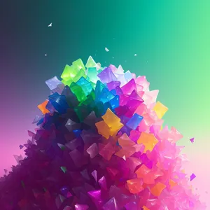 Colorful Lilac Confetti Graphic Wallpaper Design