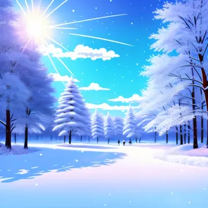 Winter Wonderland: Sparkling Snowflake Holiday Card