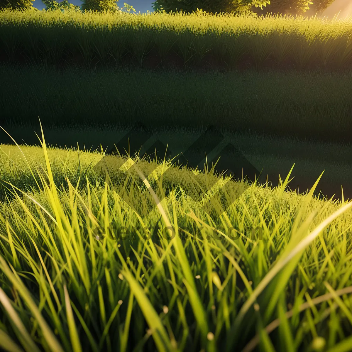 Picture of Golden Wheat Field Under Summer Sun