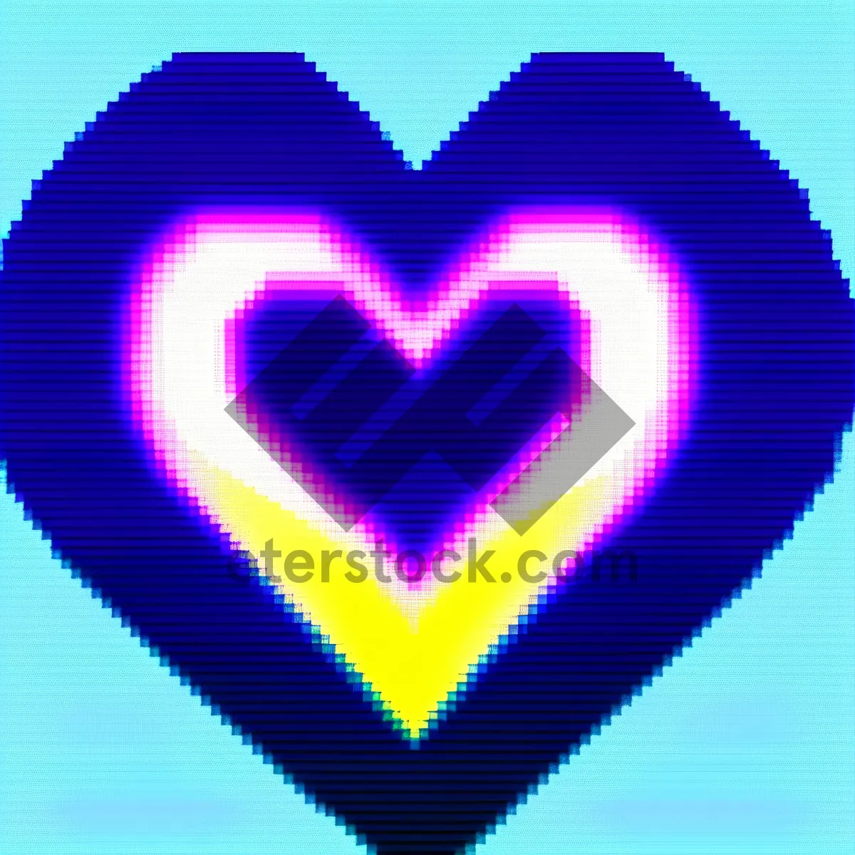 Picture of Love symbol design - Valentine's Day art