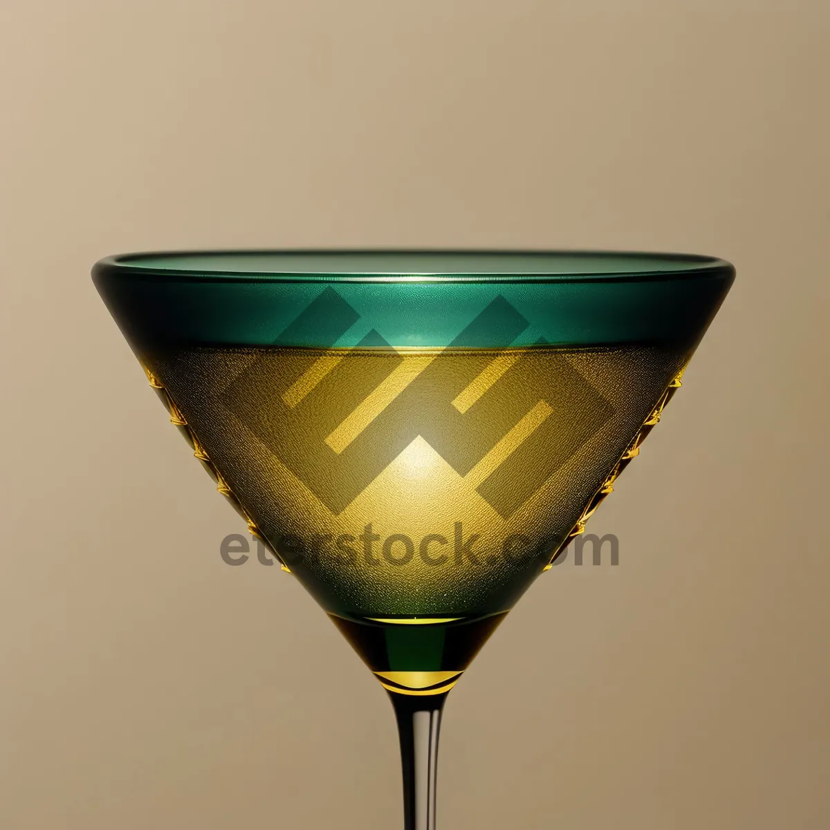 Picture of Classic Martini in a Transparent Wineglass