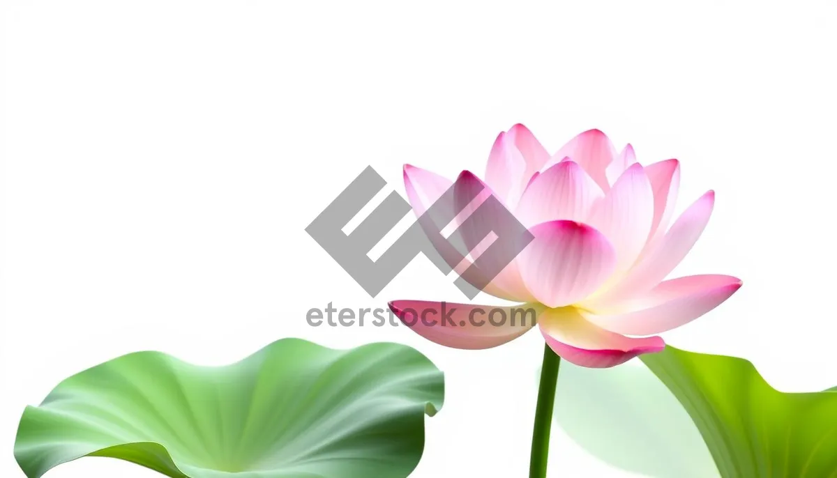 Picture of Colorful Floral Bouquet with Pink Lotus Blossom