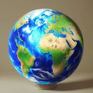 World Globe Map: 3D Planet Earth