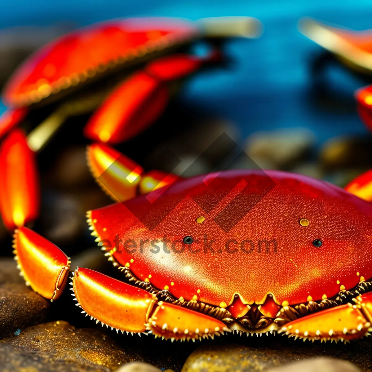 Picture of Festive Crab Decor - Delicious Seafood Delight!