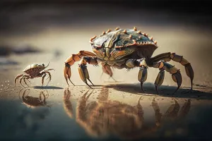 Rock Crab Scorpion Arachnid Image Photo Visual.