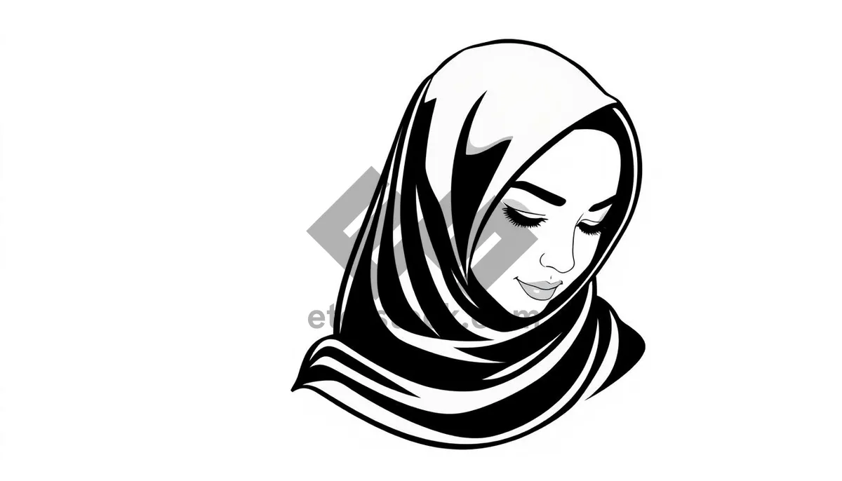 Picture of Barber cartoon cutout clip art haircut icon.