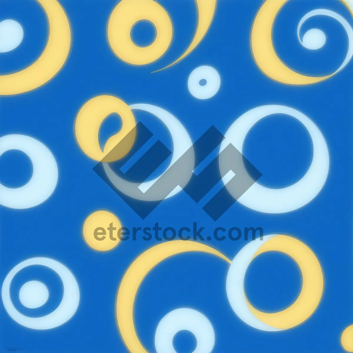 Picture of Shiny Retro Polka Dot Circle Pattern