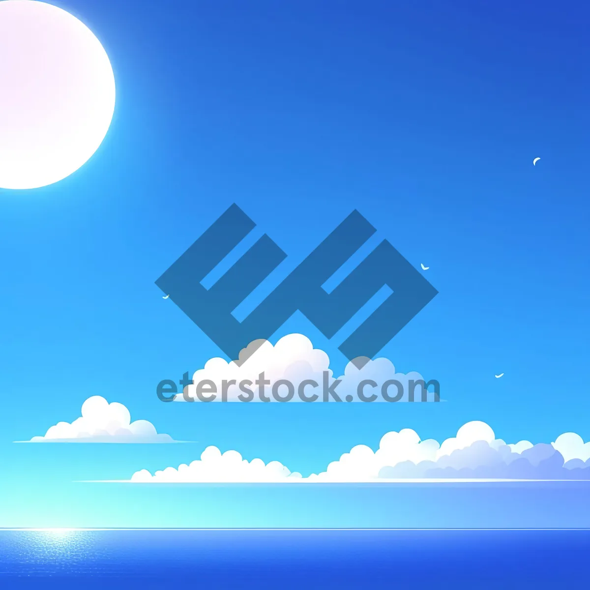 Picture of Majestic Moon in the Night Sky: Artistic Seasonal Design