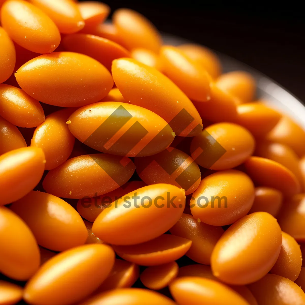 Picture of Nutritious Legume Medley: Fresh, Organic Beans, Corn, and Kumquat