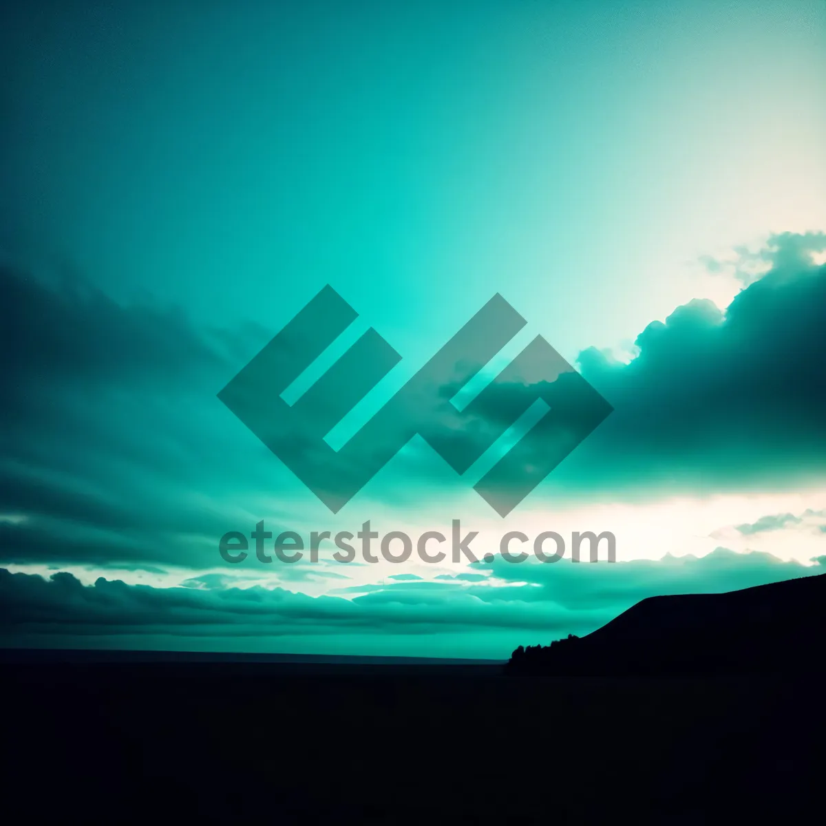 Picture of Radiant Skies: Colorful Sunlit Clouds Wallpaper