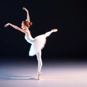 Dynamic Ballet Leap: Graceful, Energetic Dance Performance