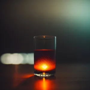 Golden Vodka Celebration in a Cold Beer Glass