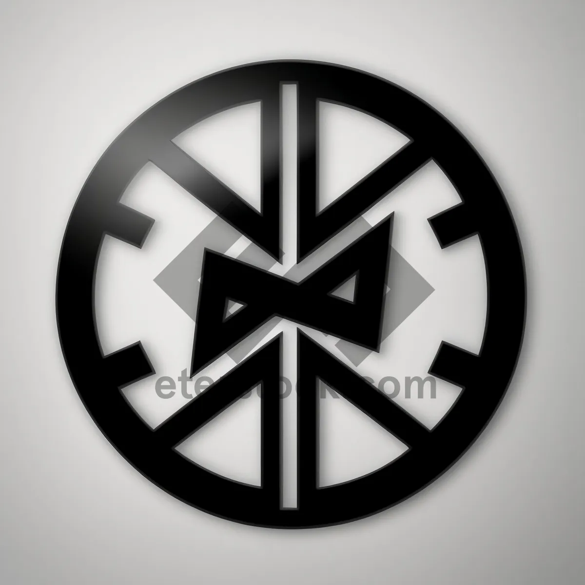 Picture of Shiny Black Round Web Button Set