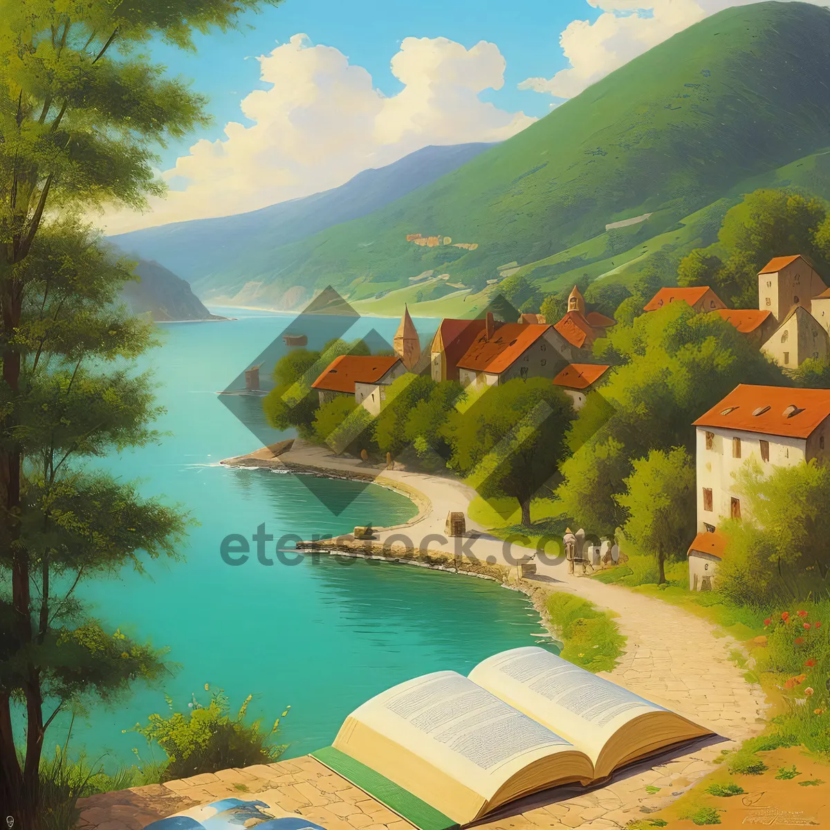 Picture of Tropical Paradise: Beachfront Bliss amidst Azure Waters