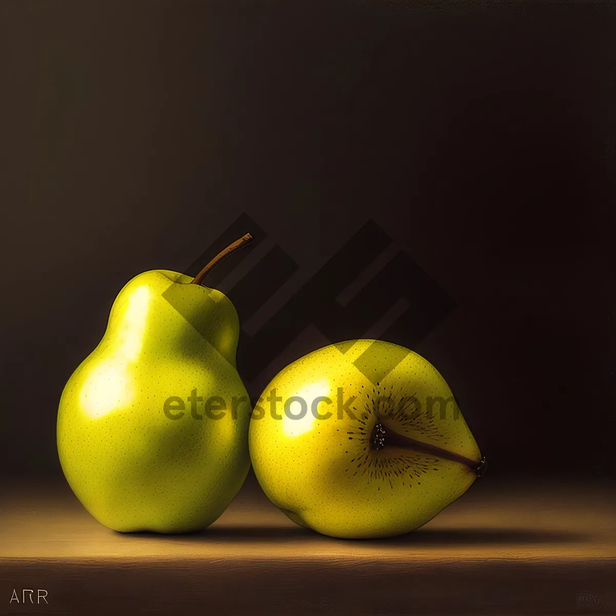 Picture of Fresh Granny Smith apple, a healthy and juicy snack