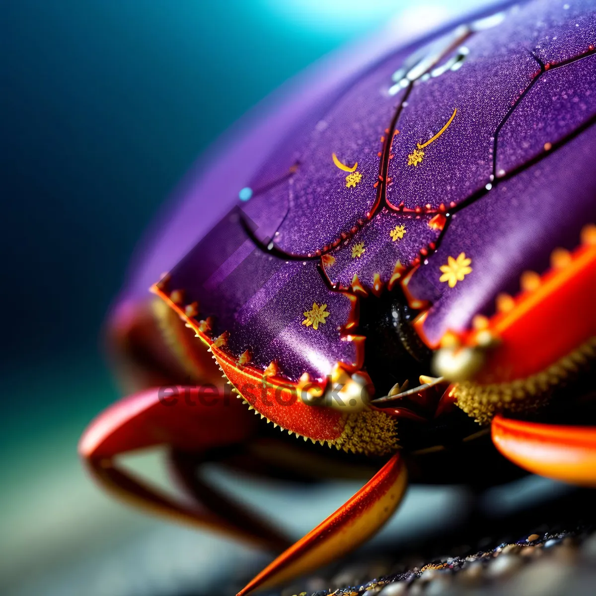 Picture of Colorful Insect Antenna Close-Up