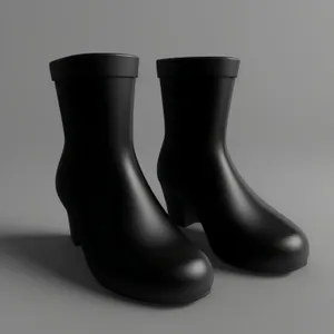 Black Leather Arctic Boots - Fashionable Footwear for Frigid Climates