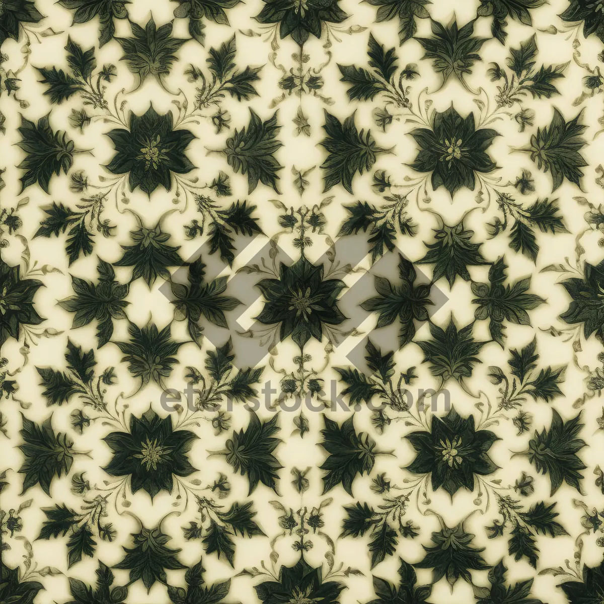 Picture of Floral Snowflake Star Wallpaper Texture Design.Texture.