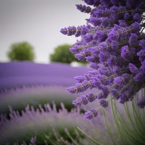 Lush Lavender Fields: Fragrant Blooms of Summer