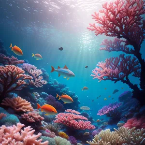 Colorful Coral Reef Underwater Paradise
