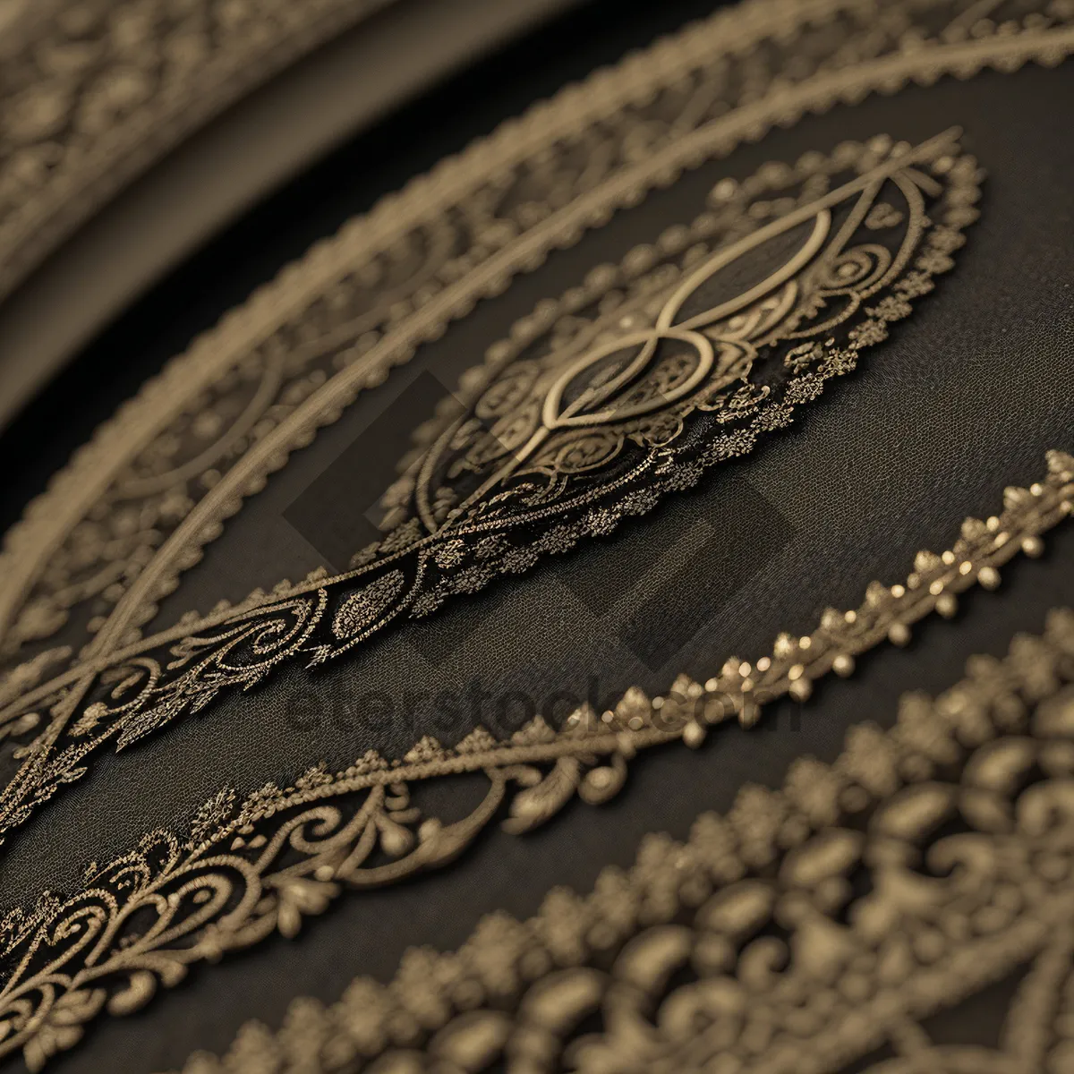 Picture of Money Pattern Fabric Closeup: Zipper Fastener Restraint