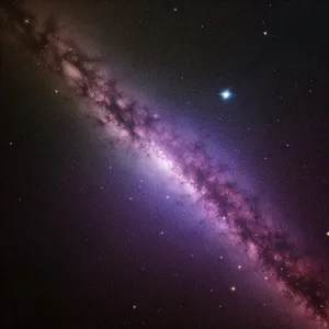 Starry Black Cosmos - Celestial Night Sky Wallpaper
