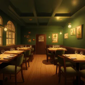 Modern Interior Design in a Stylish Cafeteria Home