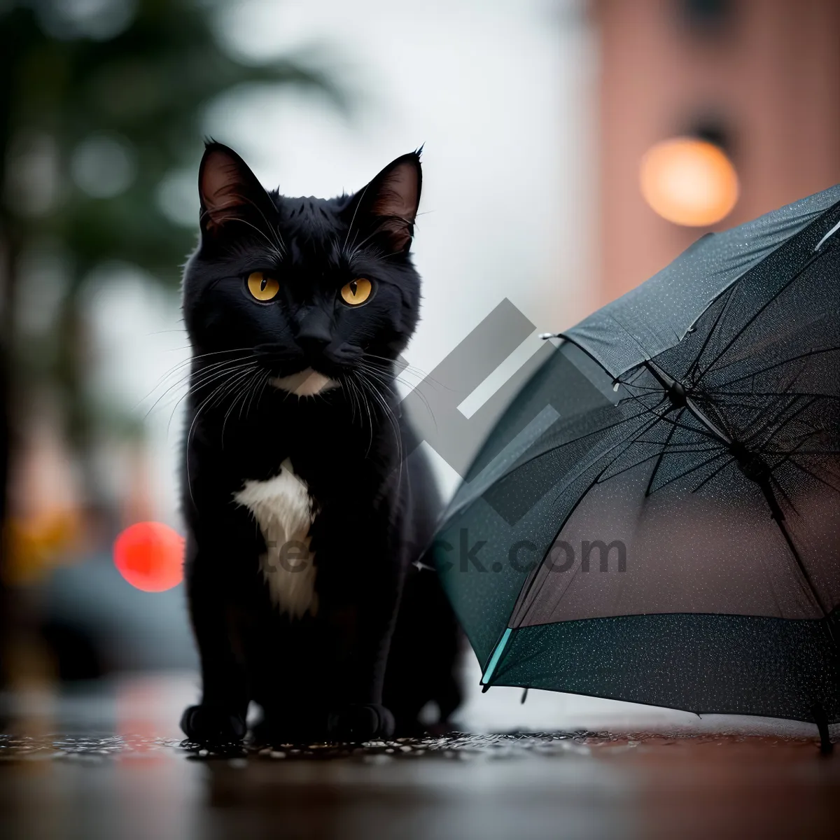 Picture of Curious Gray Kitty on Windowsill: Adorable Feline Posing on Sill