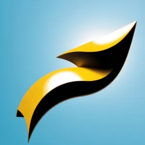 Moonlit Wave Art Graphic Icon Symbol