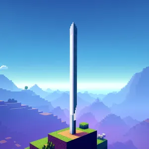 Skyward Flame: Monumental Candle Obelisk Illuminating the Memorial