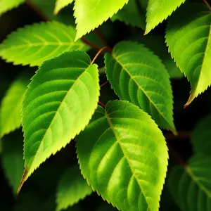 Sumac-Infused Summer Foliage Burst in Lush Woods