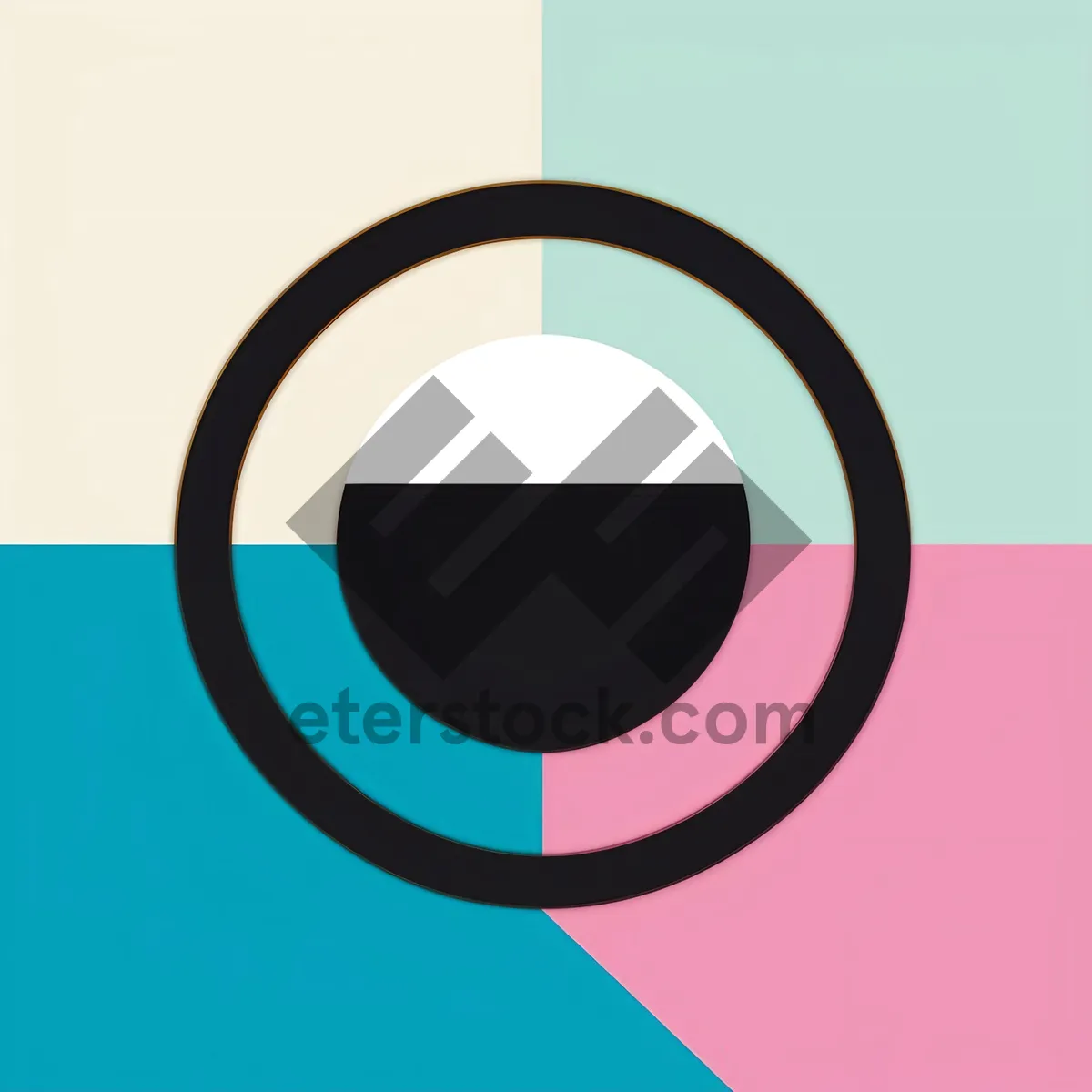 Picture of Shiny 3D Circle Icon Design