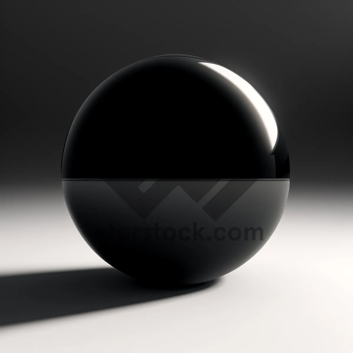 Picture of Shiny Glass Sphere Icon: 3D Graphic Web Design
