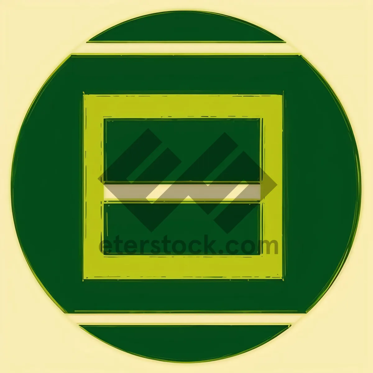 Picture of Web 3D Symbol Button: Iconic Sign for Websites