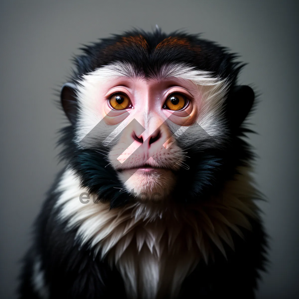 Picture of Cute Wild Primate with Expressive Eyes