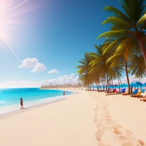 Sun-kissed Paradise: Tranquil Beach Escape