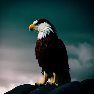 Majestic Bald Eagle - Powerful Hunter in Flight