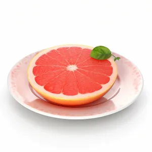 Fresh Citrus Grapefruit Slice for Healthy Diet