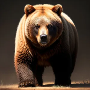Wild Brown Bear - Majestic Mammal Amidst Untamed Nature