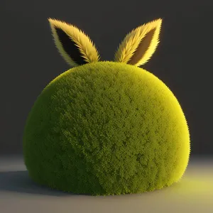 Juicy Yellow Tennis Ball - Game Equipment and Healthy Snack