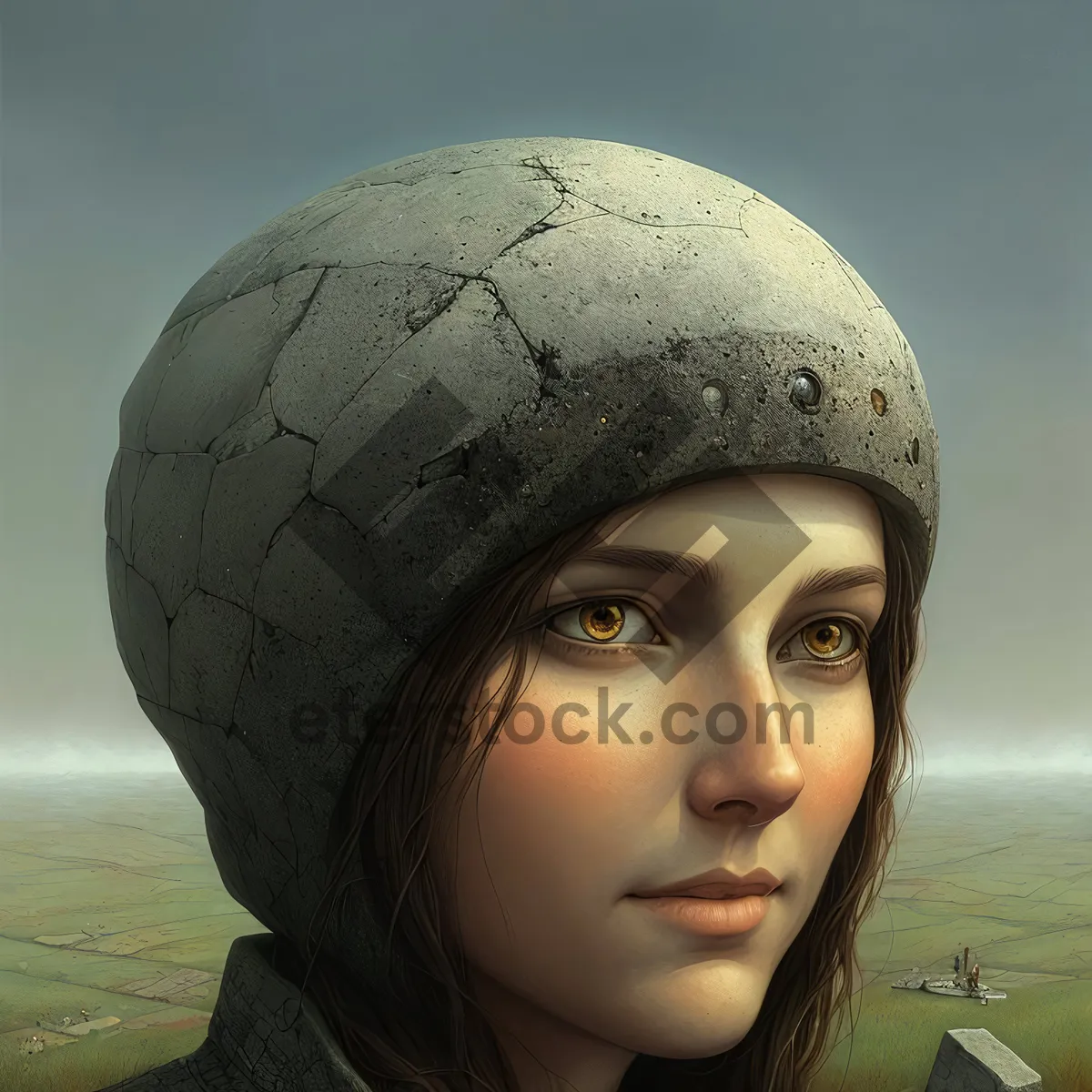 Picture of Protective Headgear: Stylish Crash Helmet for Fashionable Individuals"
(Note: A short name of the image may depend on the specific image and its context, so this is just a general example based on the provided tags.)