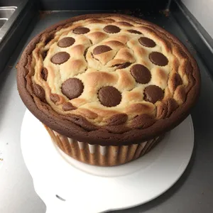 Delicious Chocolate Muffin Breakfast Snack