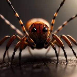 Close-up of Harvestman Arachnid: Captivating Invertebrate Wildlife