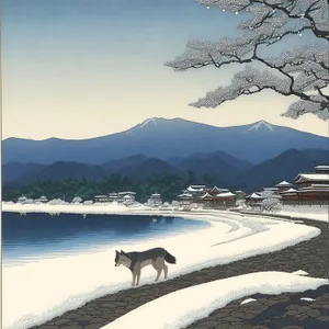 Lakeside Winter Wonderland