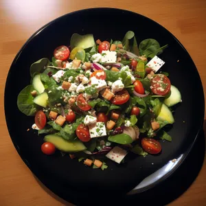 Fresh and Healthy Vegetarian Gourmet Salad Option