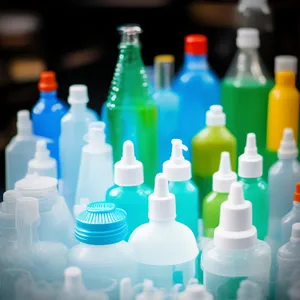 Man cleaning glass drink bottle for science experiment