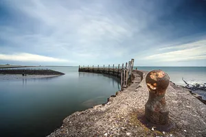 Tropical Island Paradise by the Ocean And Pier